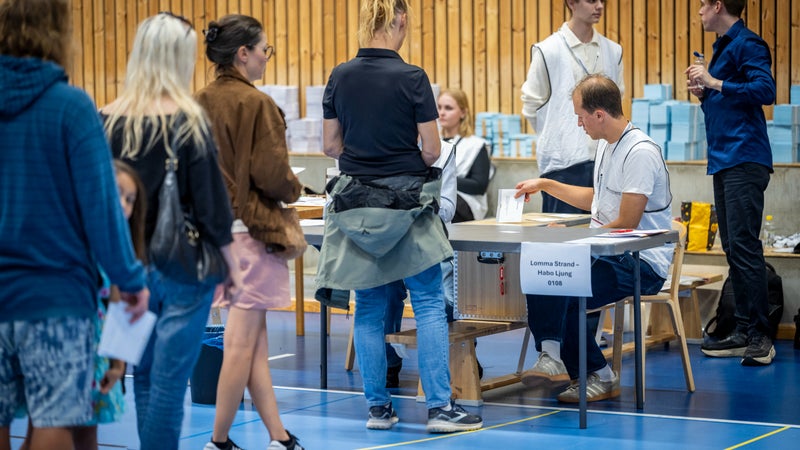 2b24bc76-99f3-4855-94bf-1aafe2eae443 Les élections législatives en Suède : la gauche en tête selon les sondages