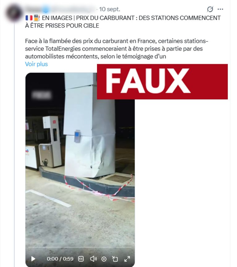 2f89d919-d7aa-4691-9ffd-0b2d5c5a1fc4 Réel incident à une station-essence : Vérification des faits