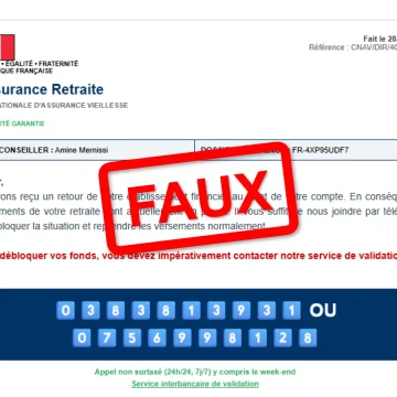 Attention aux mails frauduleux ciblant les retraités