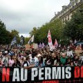 Manifestations contre la loi sur la présomption d&rsquo;usage légitime des armes
