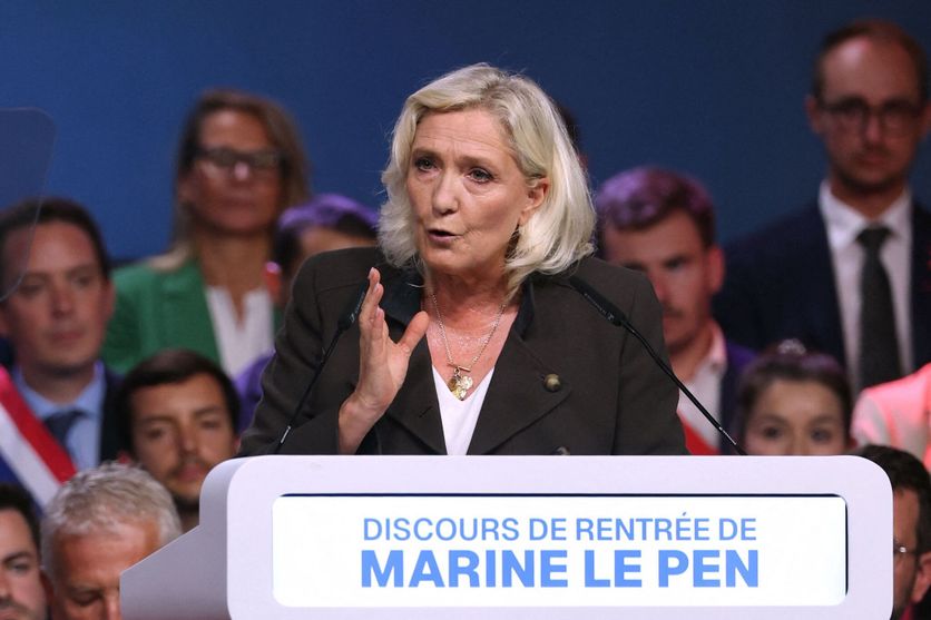 FRANCE2027-POLITICS-ELECTION-RN Marine Le Pen et le Logement Social