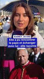 97c7f437-0fae-47ac-a40c-34d459e11d6d Rencontre avec le Pape : Un moment mémorable pour Audrey