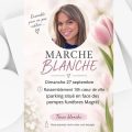 Marche blanche en hommage à Romane décédée dans un accident de la route à Leers
