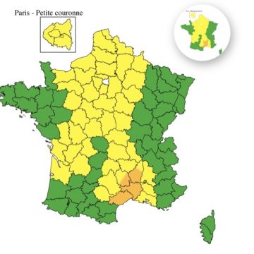 Météo-France place quatre départements en vigilance orange