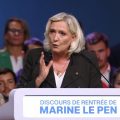Marine Le Pen met l&rsquo;accent sur la préférence nationale et le pouvoir d&rsquo;achat lors de son discours à Hénin-Beaumont