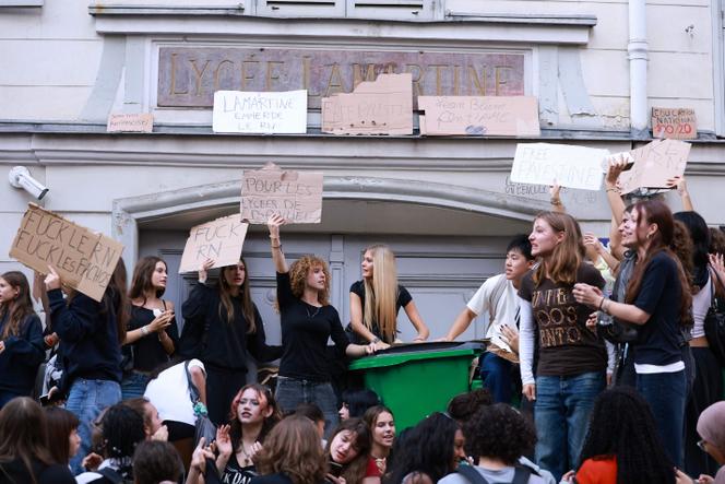 bb5cc2b8-6ba3-4f03-b6d5-edc67bee5717 Manifestations lycéennes : tensions et réactions politiques