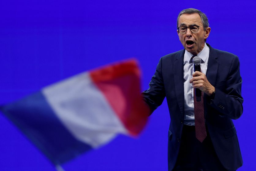 FRANCE-POLITICS-ELECTION-LR Bruno Retailleau se prépare pour les élections présidentielles de 2027