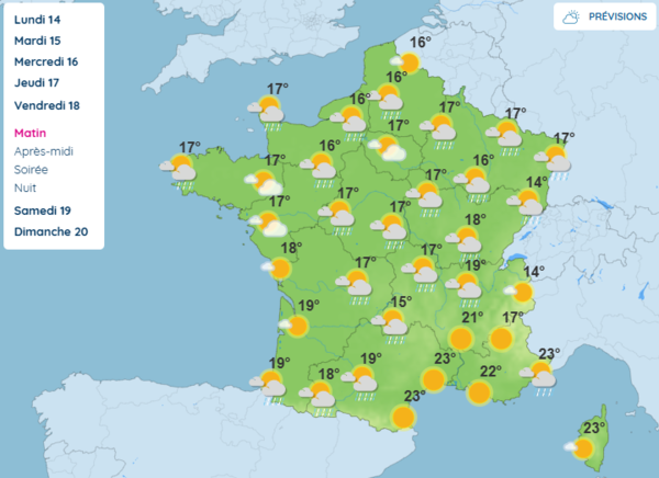 bfd740e8-ceb6-4e43-a929-55e504730159 Baisse des températures en France après des vagues de chaleur record