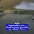 Images impressionnantes de la tornade à Pomas