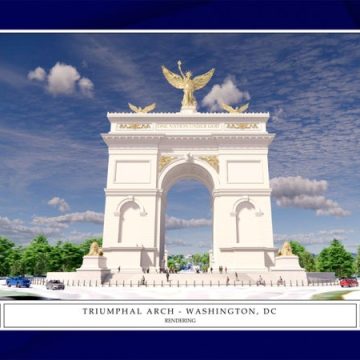 e9f46382-48bf-4c4d-b0f9-b3efd9f3f431 L’arc de triomphe voulu par Donald Trump à Washington