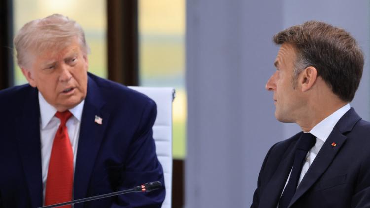 fd22e431-896b-405d-bf77-f440616f20d0 Rencontre entre Donald Trump et Emmanuel Macron à New York