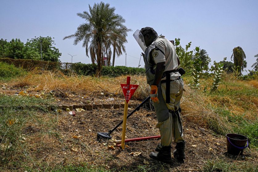 SUDAN-CONFLICT-MINES Entretien avec Vincent Dalonneau sur les Mines Antipersonnel