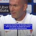 Zinédine Zidane révèle son émotion pour son retour au Stade de France comme sélectionneur