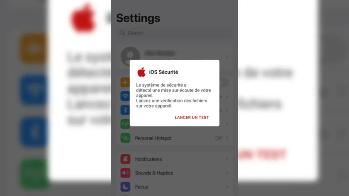 Attention aux notifications de sécurité frauduleuses sur iPhone