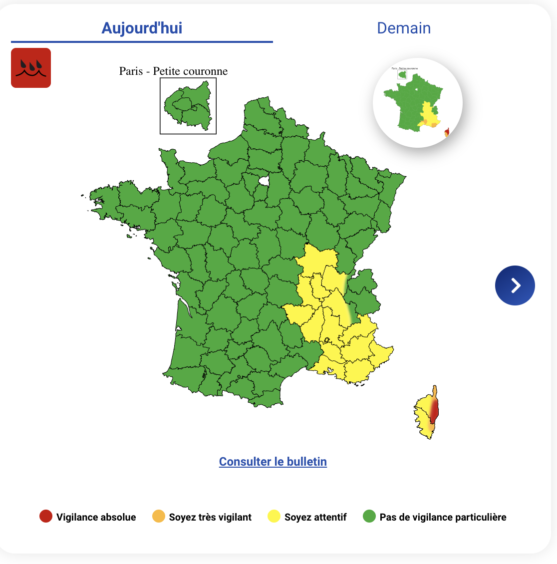 aaa754b1-4815-4584-8a70-31fdb04defdc La Haute-Corse en vigilance rouge pour les pluies et inondations