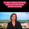 Les tableaux de Renoir volés retrouvés sur la Côte d&rsquo;Azur