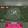 Des couvre-feux en vigueur dans plusieurs villes françaises