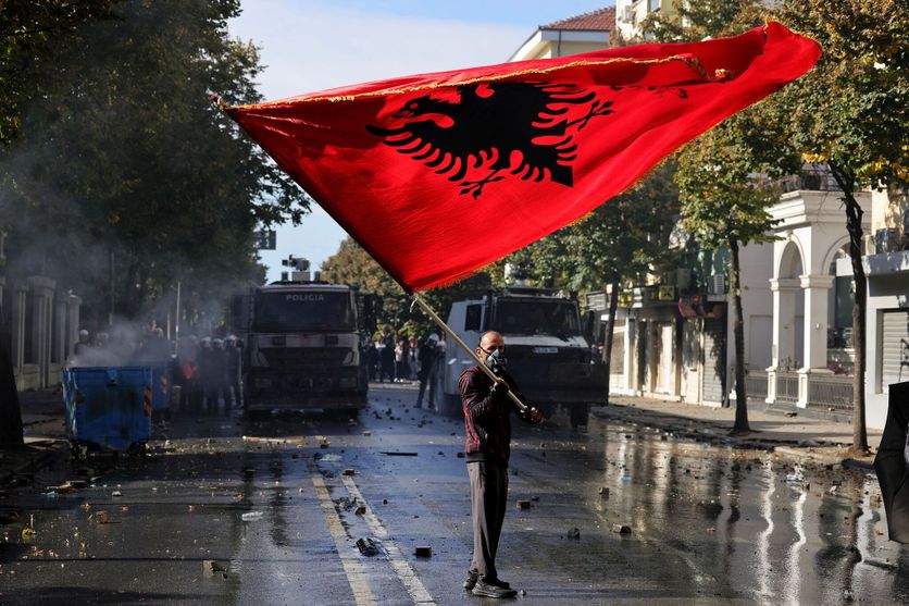 Albania Protests Manifestations en Albanie : les jeunes réclament la démission du Premier ministre