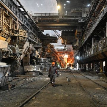 Ukraine, Zaporijjia, l'usine métallurgique Zaporijstal, 13/11/2024 Les défis de l’industrie métallurgique en Ukraine